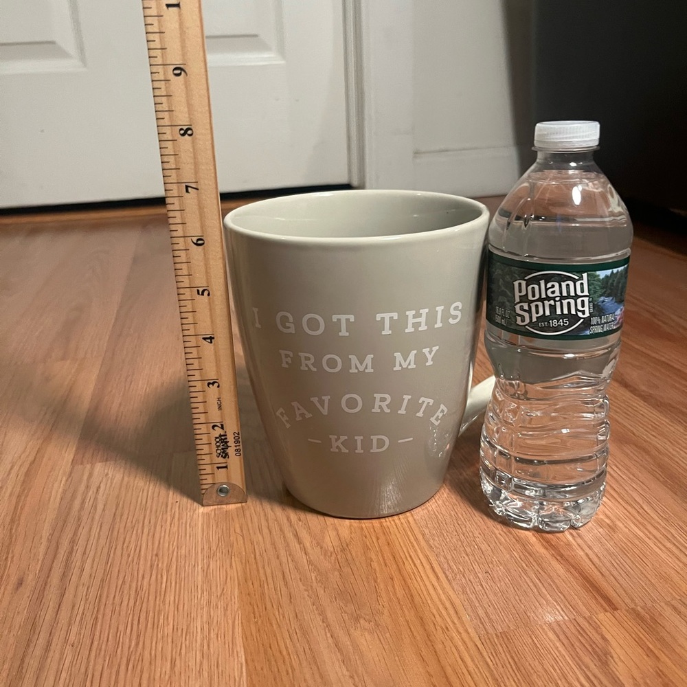 Cream Mug with Fun Text - Picture 5 of 8
